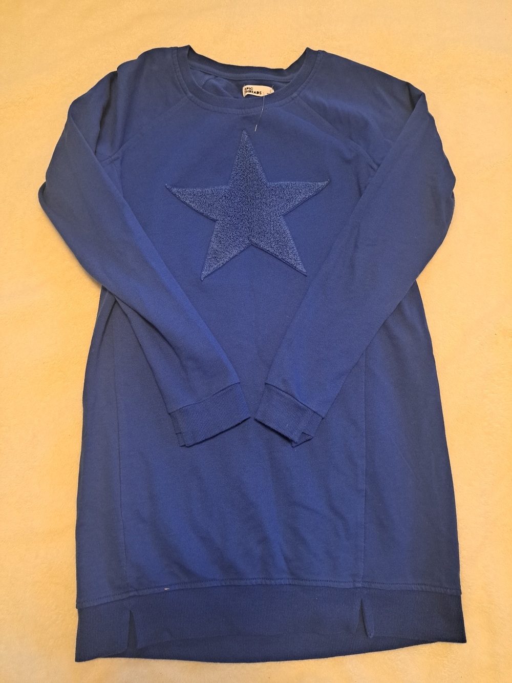 Epic Threads Royal Blue Long Sleeve Star Tunic